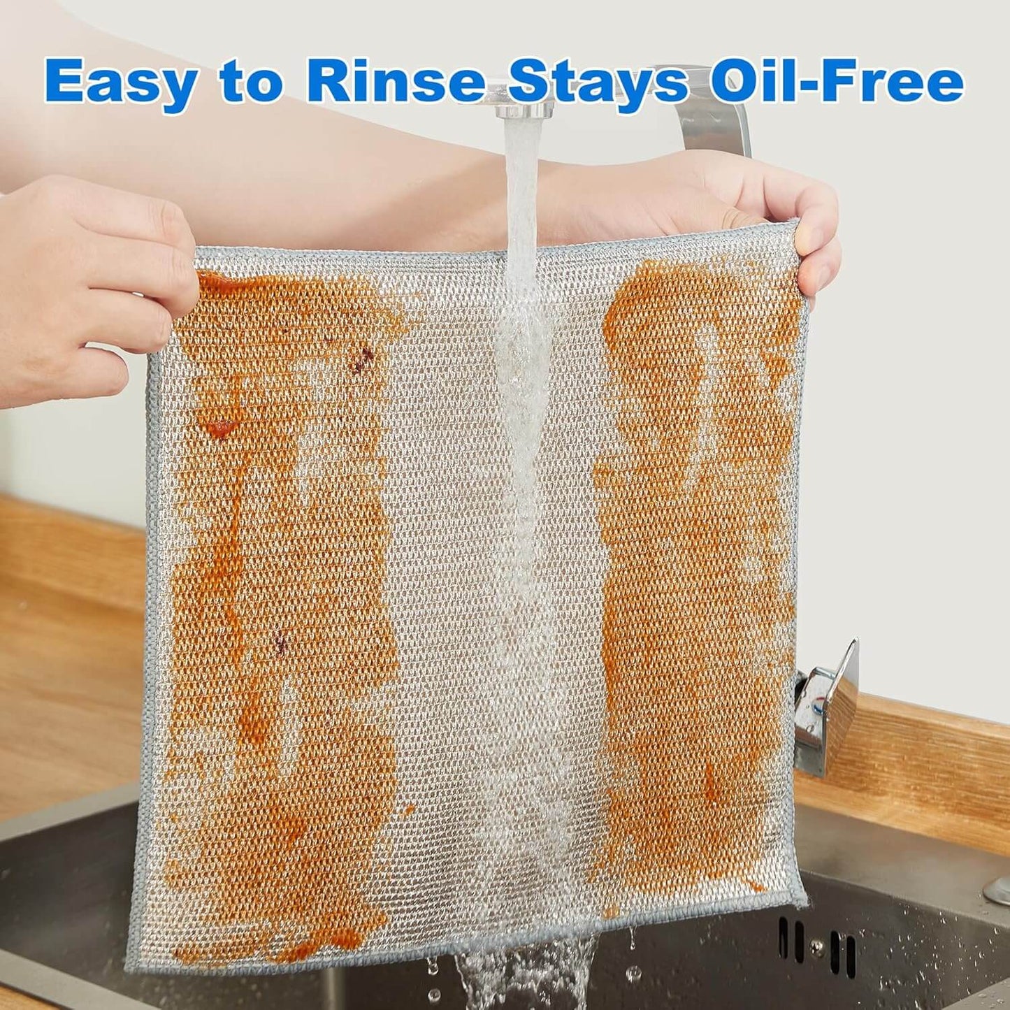 Multipurpose Wire Dishwashing Rags for Wet and Dry (5 Pcs)